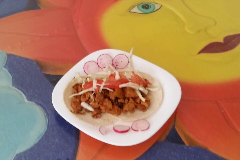 Tacos al Pastor con Piña