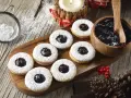 Cookies with Rustic Blueberry Jam