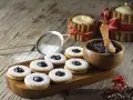 Cookies with Rustic Blueberry Jam