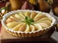 Rustic Pear and Walnut Tart