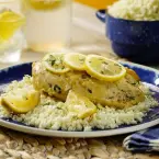 Frango ao Limão com Arroz de Couve-flor