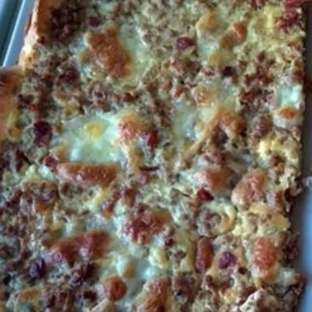 Meat-Bacon-Ham Quiche