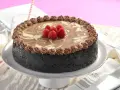 Cheesecake Marmorizado de Dois Chocolates