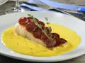 Peixe com Molho de Açafrão