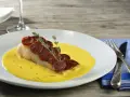 Peixe com Molho de Açafrão