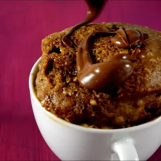 Nutella Mug Cake in 5 Minutes