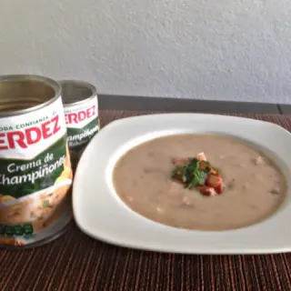 Delicious Mushroom Cream with Bacon