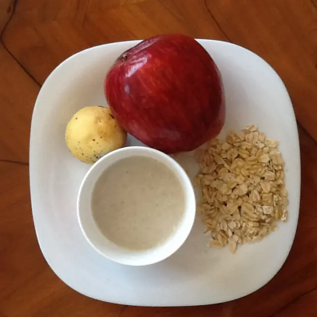 Flavored Oatmeal Puree