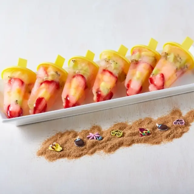 Paletas de Limão com Frutas