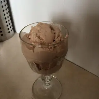 Sorvete Caseiro de Chocolate