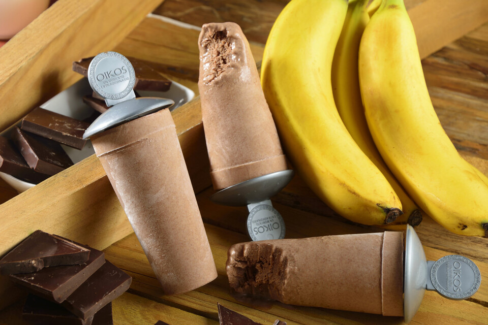 Paleta de Plátano con Chocolate