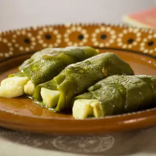 Stuffed Nopales with Chicken and Cheese