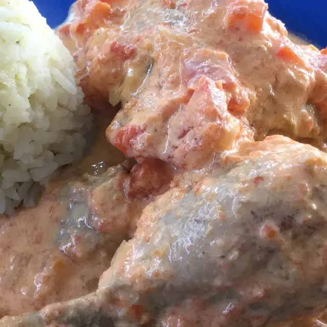 Coxas de Frango ao Pimentão