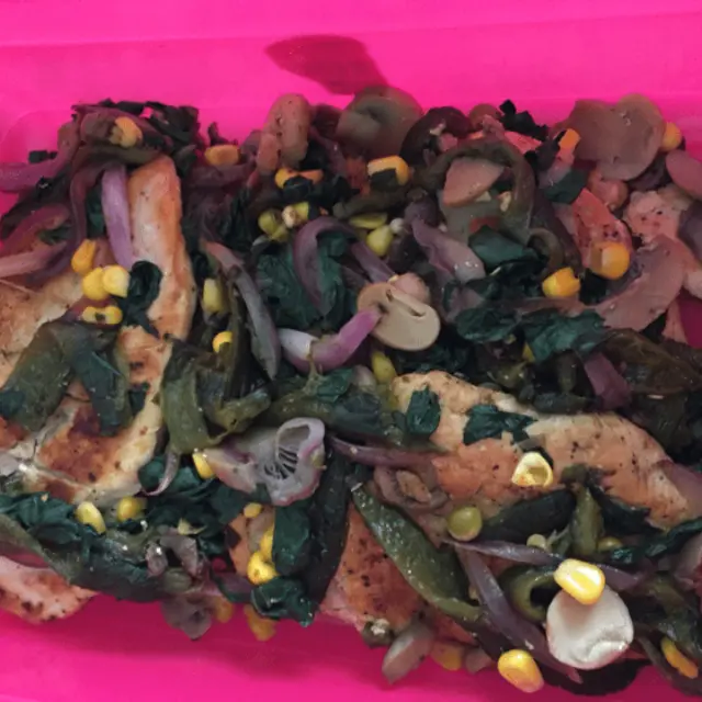 Peito de Frango com Acelgas