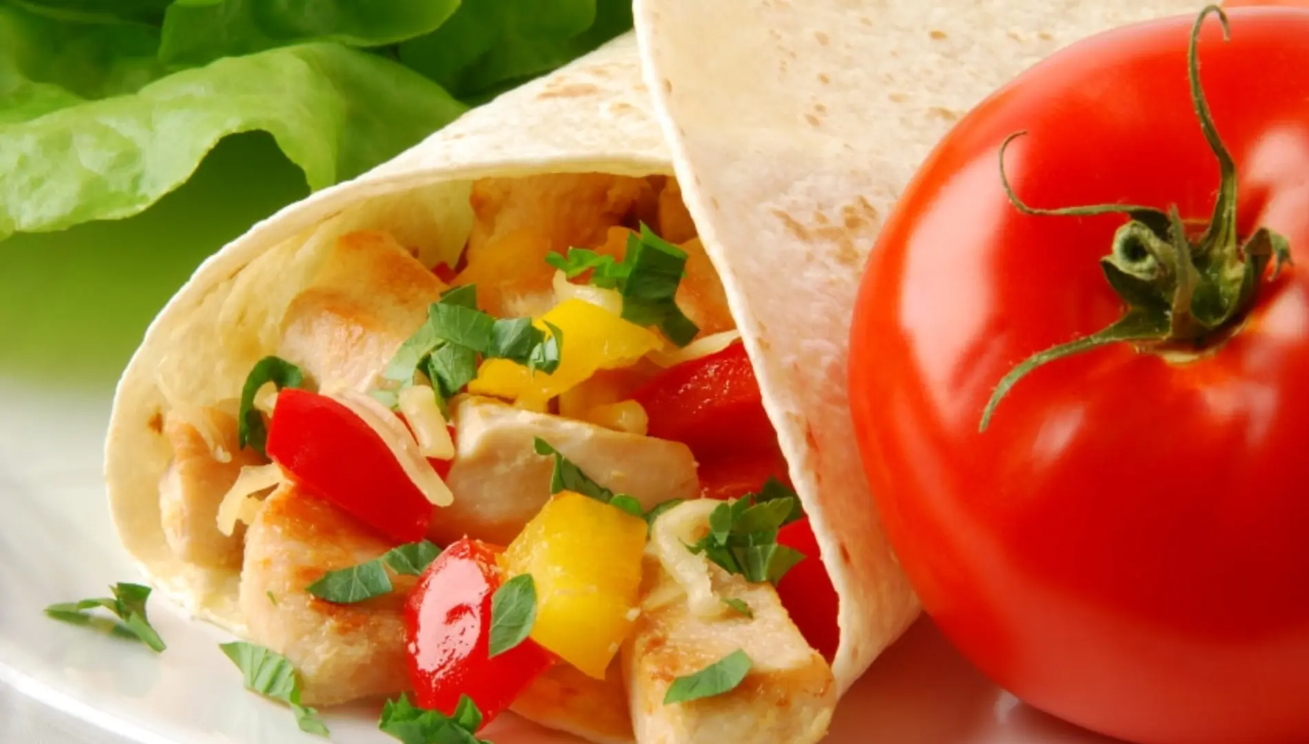 Fajitas De Pollo Con Pimientos