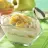 Yoghurt Cup with Amaretto Macerated Apples