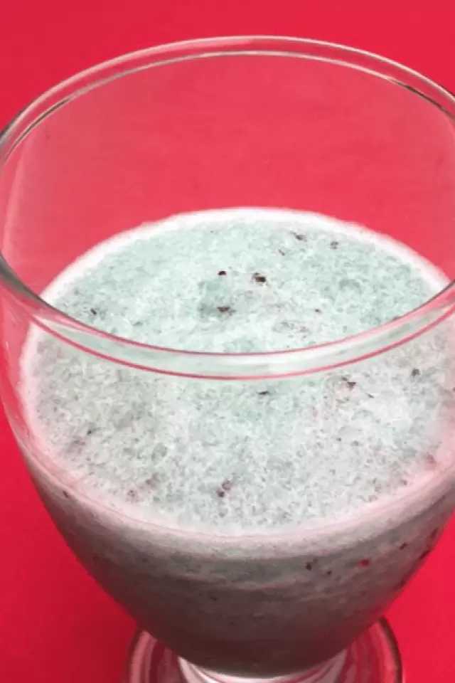 Agua nieve de ciruela