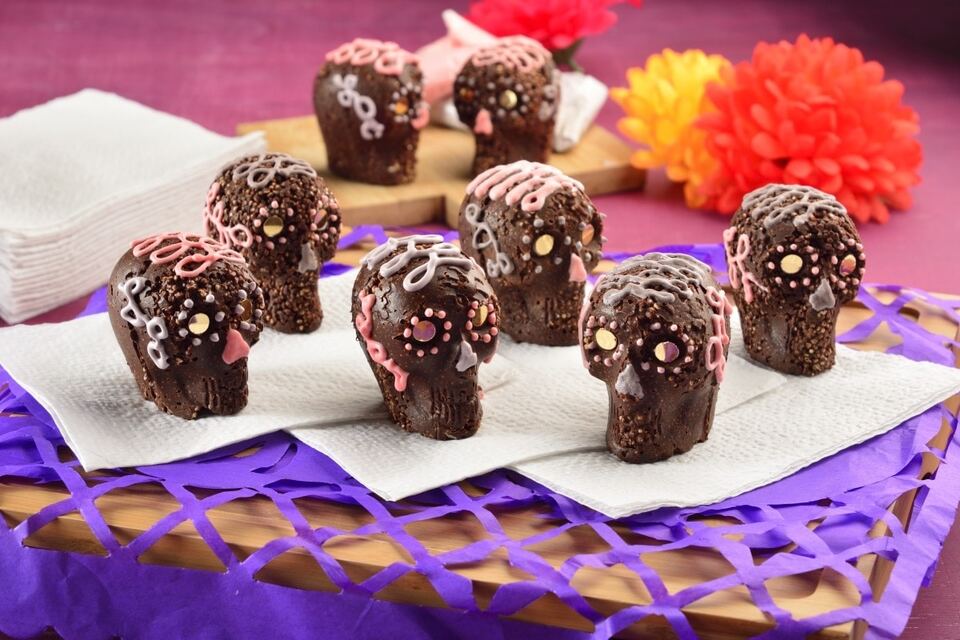 Calaveritas de Amaranto con Chocolate