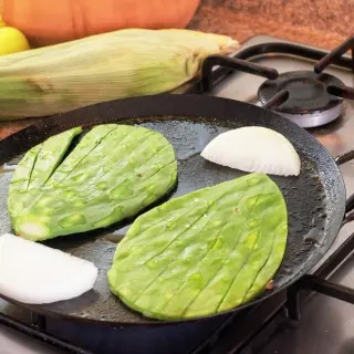 Nopal Huarache with Panela Cheese