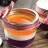 Light Grape, Peach, and Yoghurt Gelatin to Go