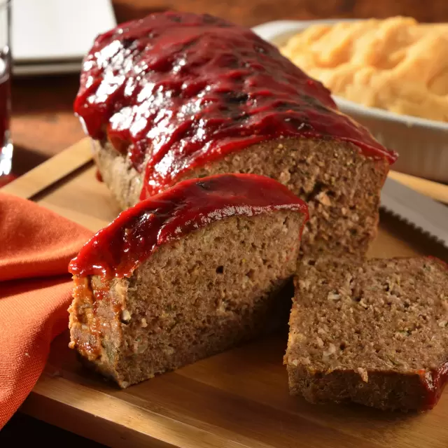 Meatloaf with Potato Puree