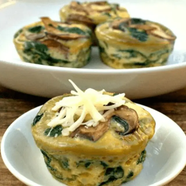 Mini Spinach Quiche
