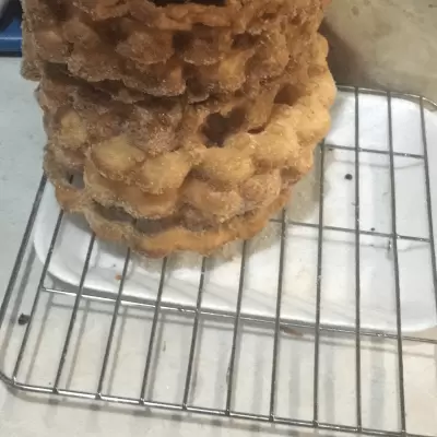 Buñuelos de Viento Espolvoreados