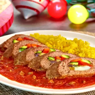 Turkey Meatloaf with Mushroom Sauce