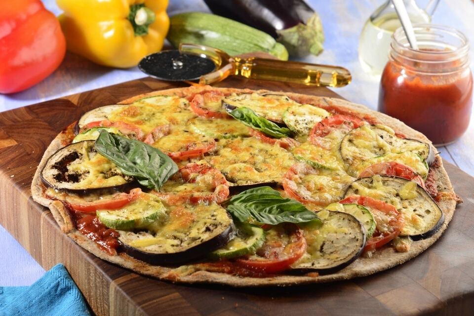 Pizza Intégrale de Ratatouille