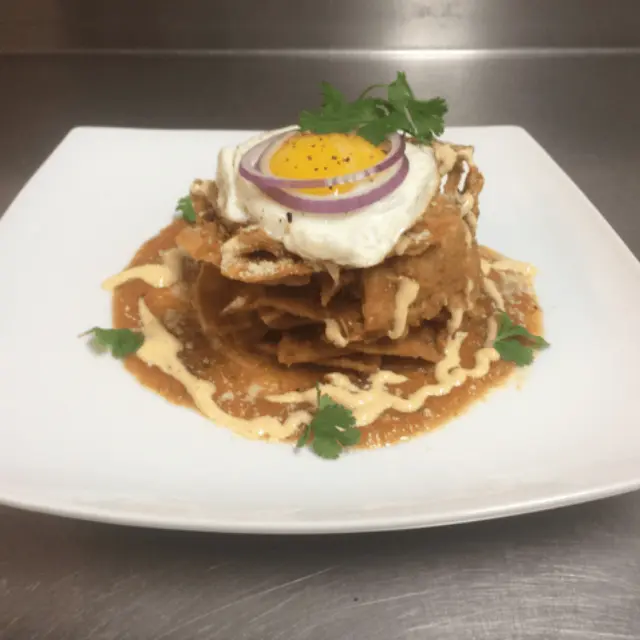 Chilaquiles Rojos estilo Pancholin