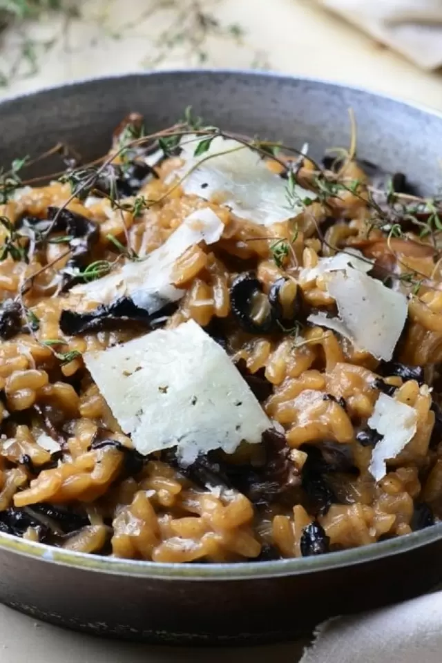 Risotto de Amaranto y Hongos