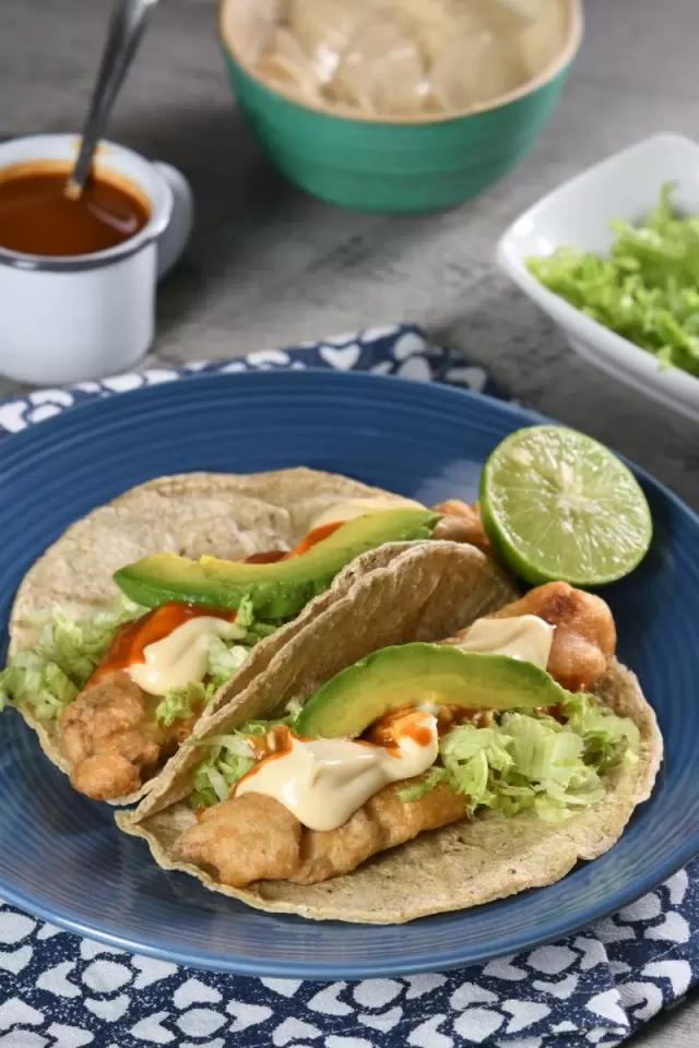 Tacos de Pescado Capeados con Cerveza