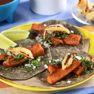Fish Tacos al Pastor with Pineapple