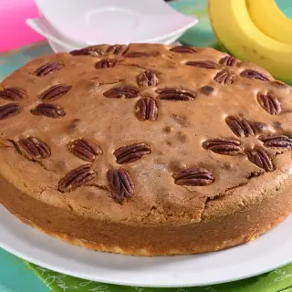 Pão de Banana e Noz
