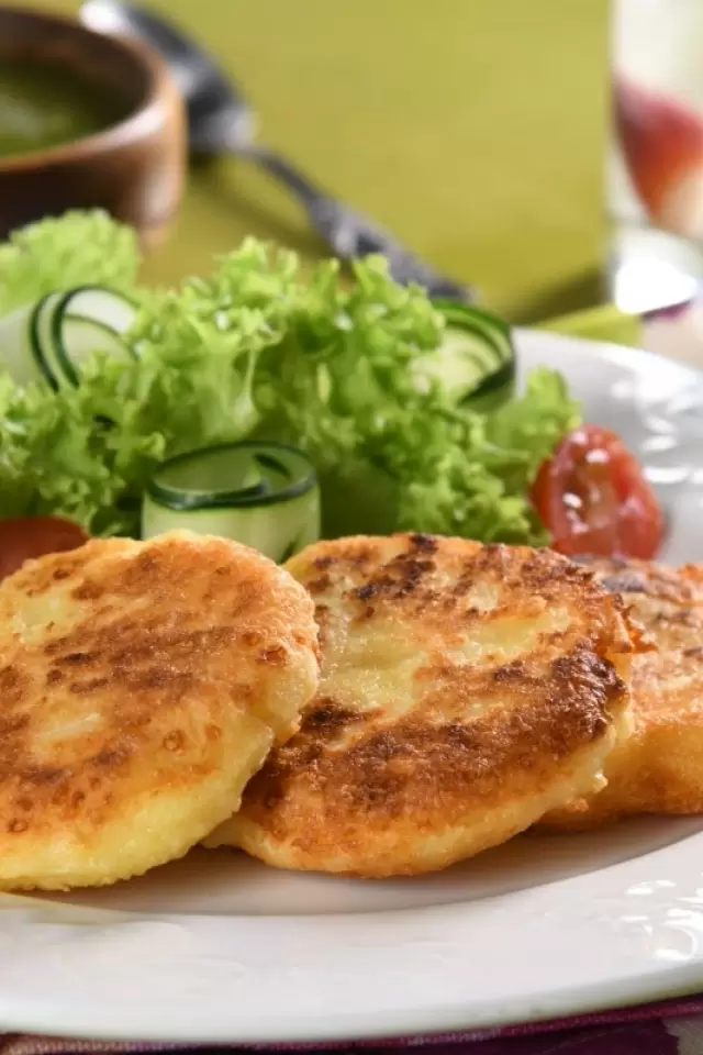 Tortitas de Papa con Queso Cotija Caseras