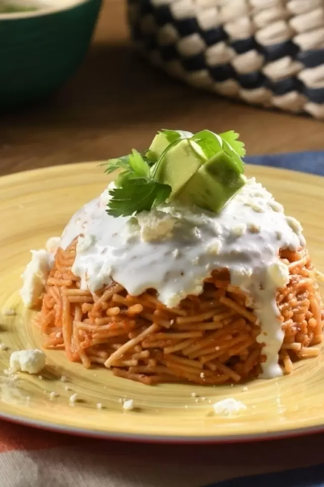 Fideo Seco with Chipotle
