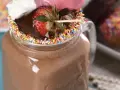 Chocolate Milkshake with Donuts