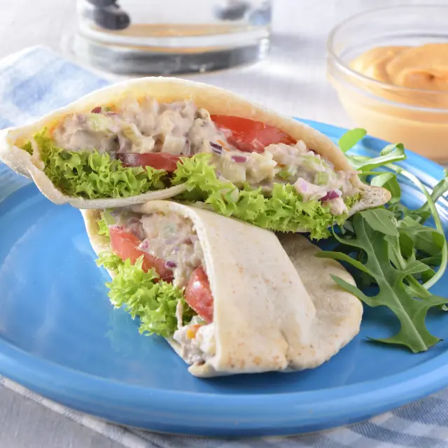 Spiced Tuna Filled Pita