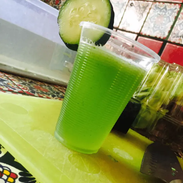 Lettuce Water with Cucumber