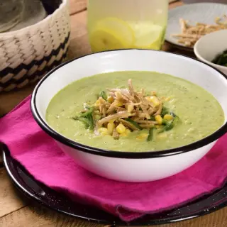 Corn Cream with Poblano