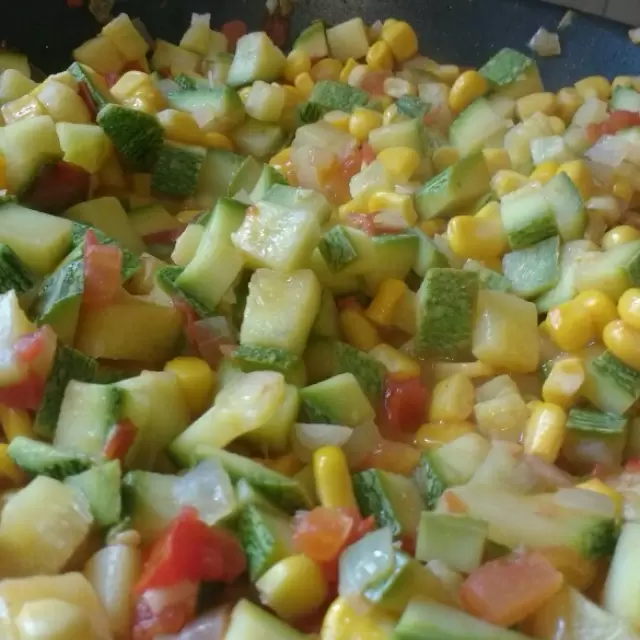 Calabacitas a la Mexicana con Crema