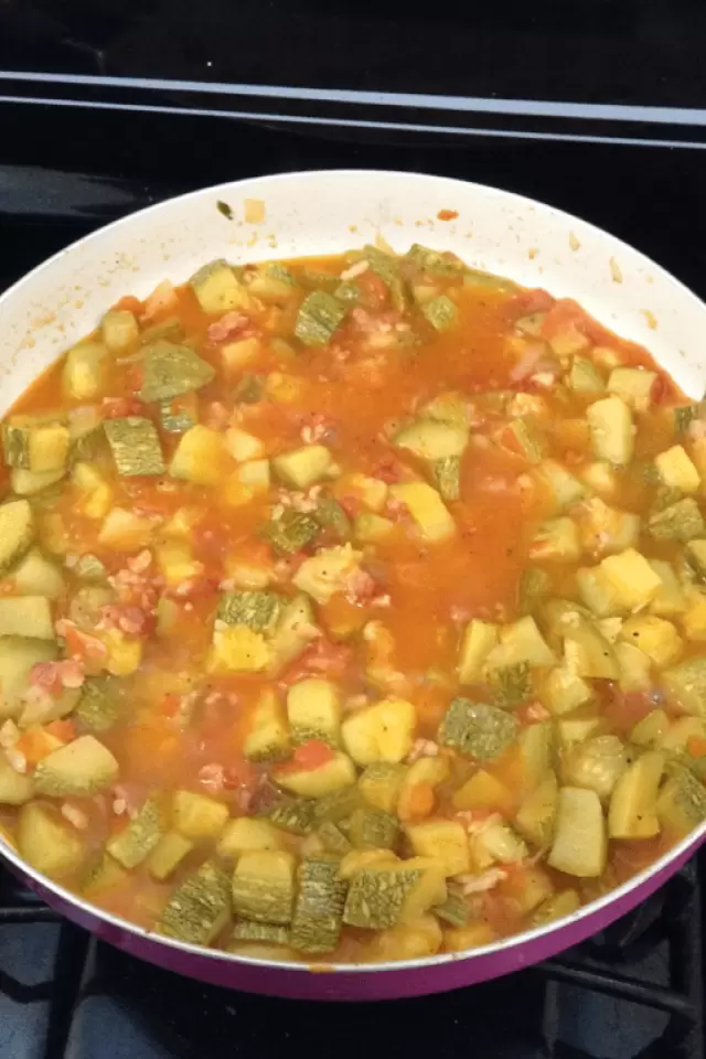 Calabacitas a la Mexicana con Crema