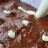 Brownie BBQ Mel Hunts mesclado com Cheesecake