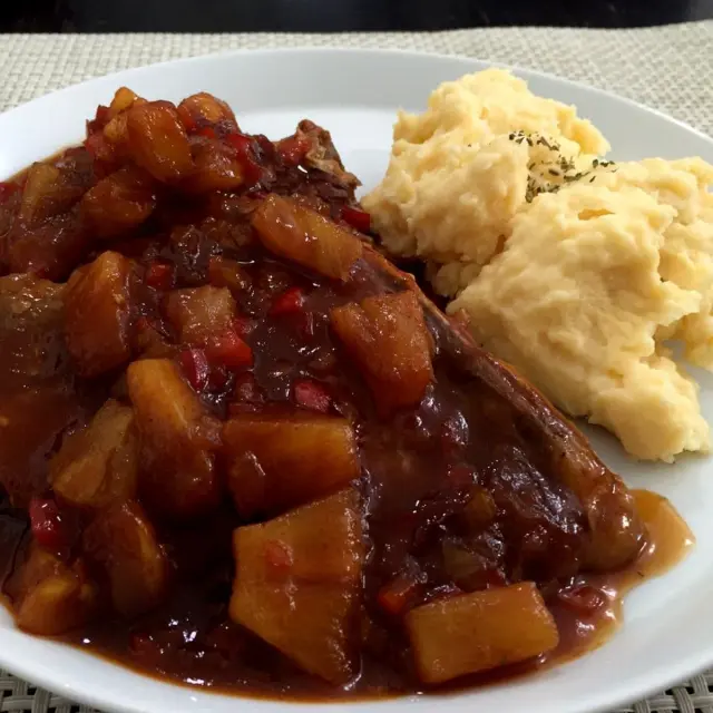 Honey BBQ Pork Chops with Pineapple