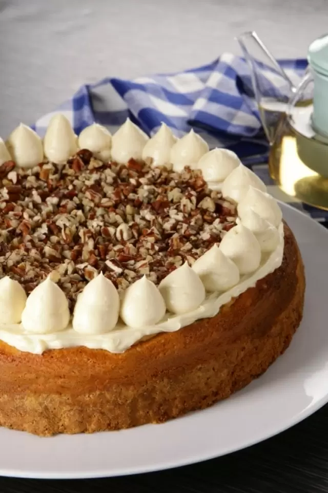 Cheesecake con Pastel de Zanahoria