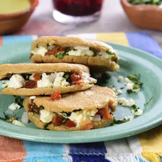 Homemade Chicharrón Gorditas
