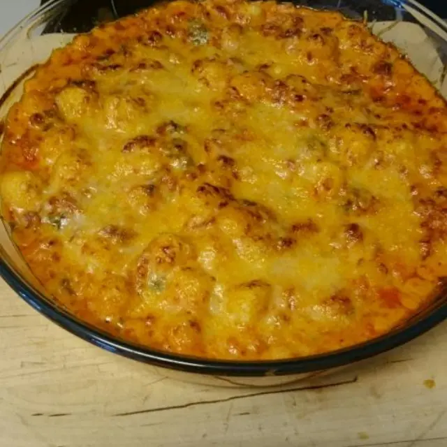 Gnocchis Gratinados com Presunto