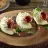 Blue Cheese Stuffed Pears with Arugula and Prosciutto