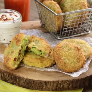 Guacamole Stuffed Onion Rings