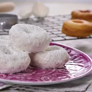 Homemade White Donuts